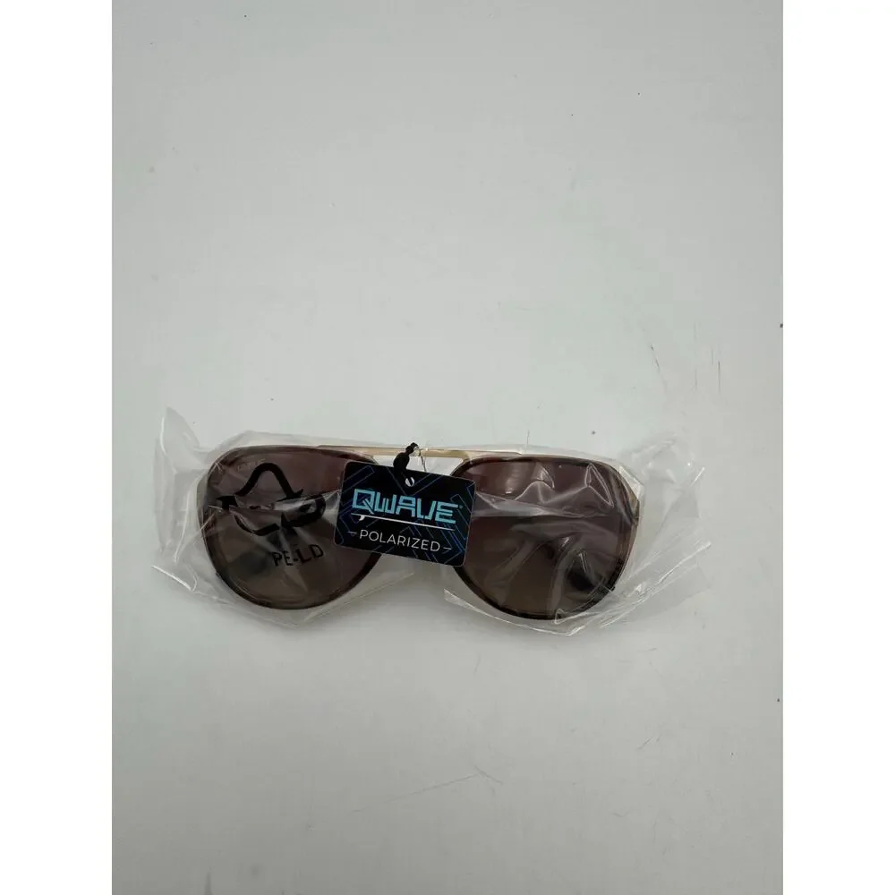Womens Retro Side-Shield Navigator Sunglasses Tortoise Gold Frame Bronze Lens